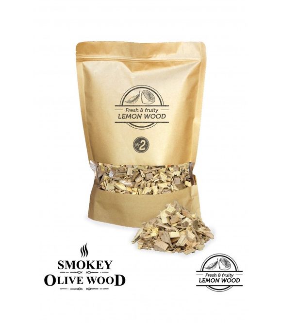 Hovedbilde Røykeflis av Sitrontre Nº2 - Smokey Olive Wood