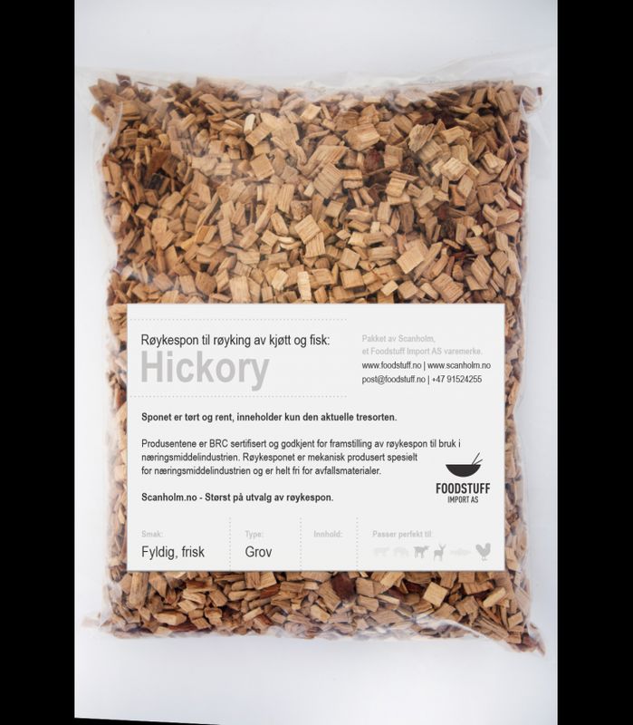 Fumy Hickory Wood Chips COARSE | 3 Liters