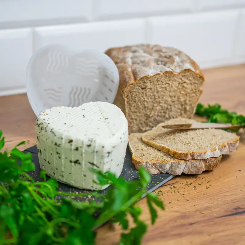 Osteform hjerte 400 g | Form til hjemmelaget ost