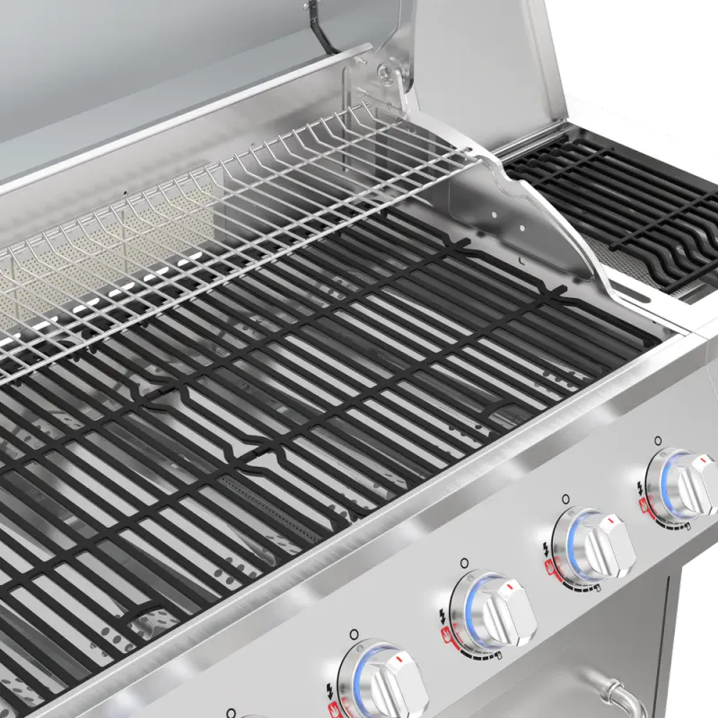 Nexgrill Gourmet Pro 6-Brenner Gassgrill | Rustfritt Stål