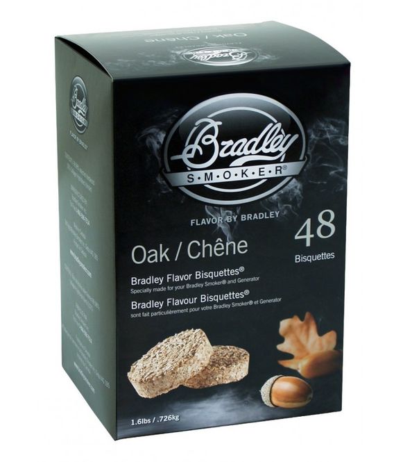 Hovedbilde Bradley Røykebriketter av Eik 48-pack