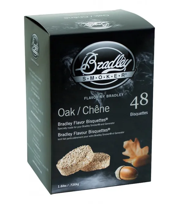 Hovedbilde Bradley Røykebriketter av Eik 48-pack