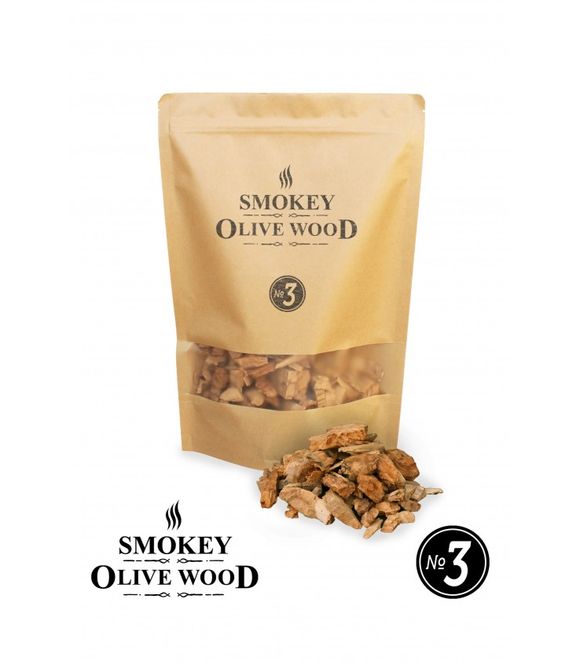 Hovedbilde Røykeflis av Oliventre Nº3 - Smokey Olive Wood