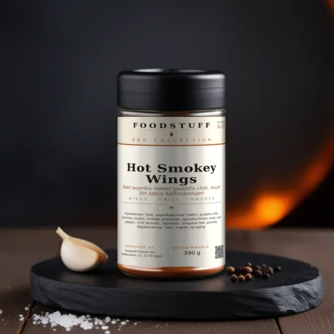 Hovedbilde Foodstuff BBQ | Hot Smokey Wings | 390G