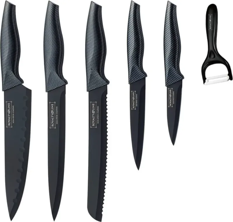 Royalty Line RL-CB5 knivsett | 5 kniver rustfritt stål