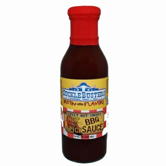Hovedbilde SuckleBusters Hot & Spicy BBQ Sauce | Sterk Grillsaus