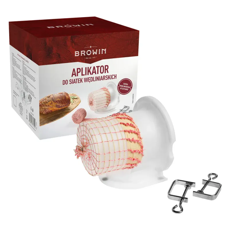 Stekenett applikator med klemmer og nett