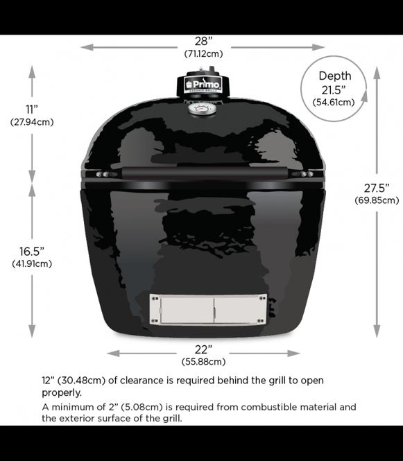 Hovedbilde Primo Oval XL 400 Kamadogrill