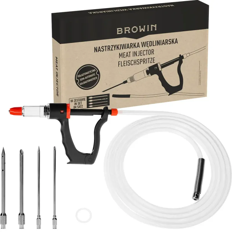 Kjøttinjektor semi-automatisk med slange 