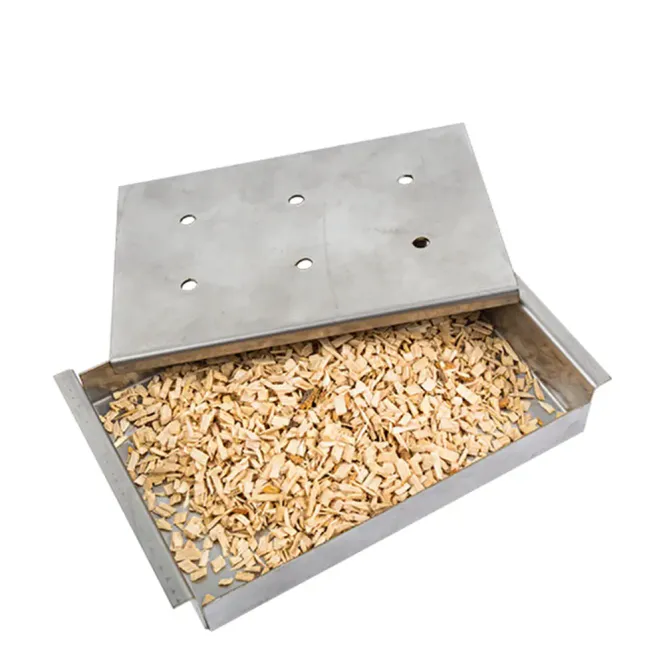 Hovedbilde Røykeboks med røykespon 17 x 11 x 3 cm