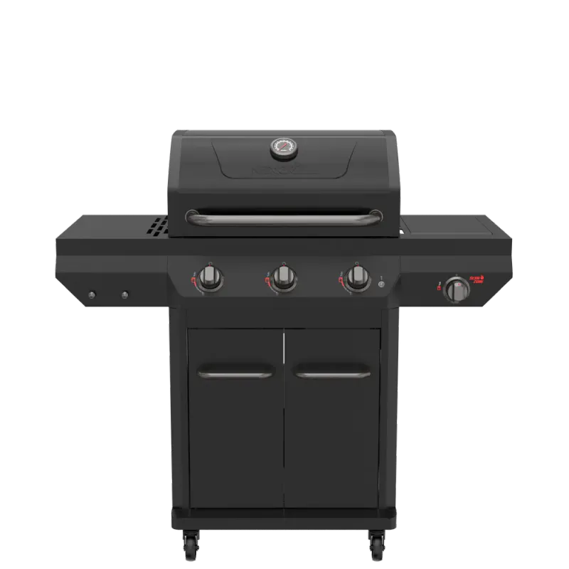 Nexgrill Deluxe 3-Brenner Gassgrill Med Searing-Sone | Sort