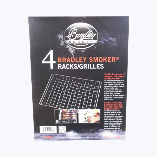 Main Image Bradley Smoker 4-Pack Extra Racks | Original Accessories